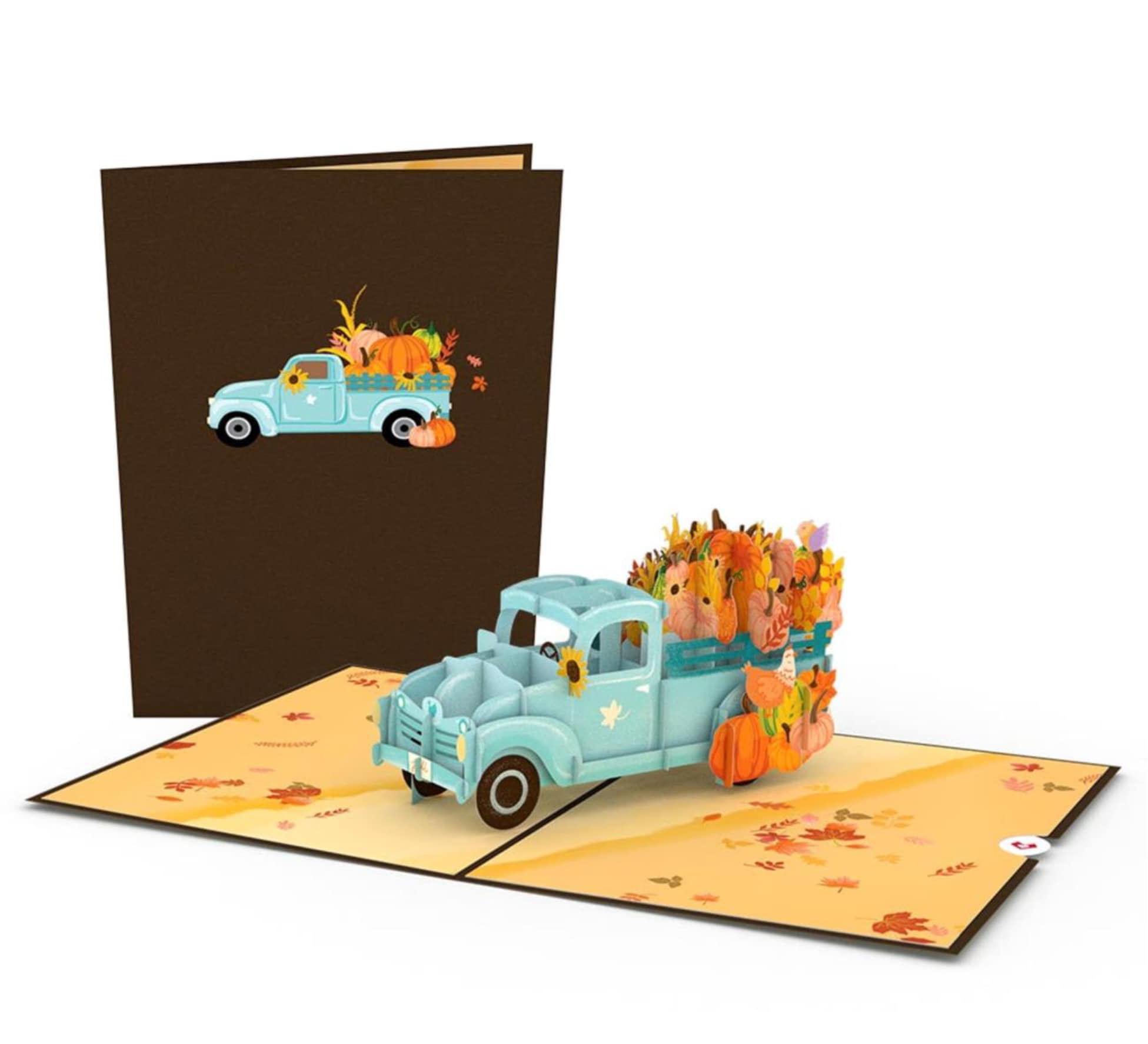 Blue Harvest Truck Lovepop card